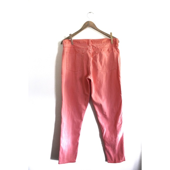 J.Crew Vibrant Florescent Pink Toothpick Tall Ankle Jeans 32 - Picture 4 of 8